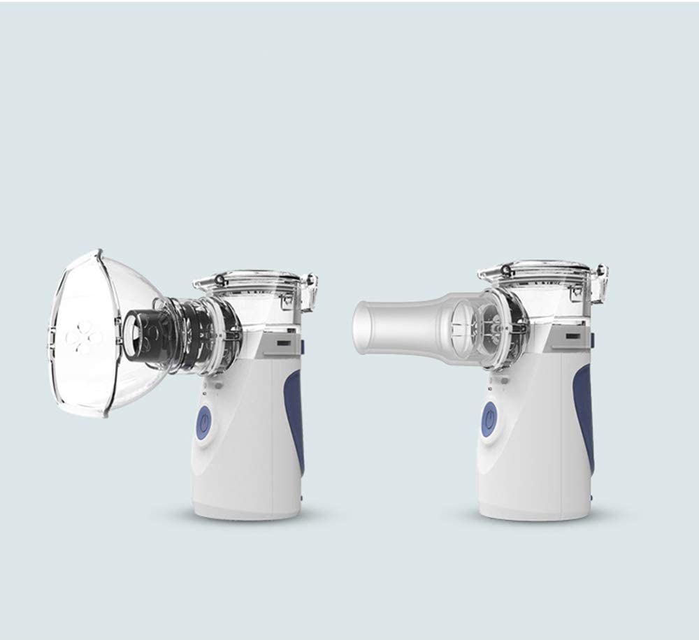 BreezeNova Portable Ultrasonic Nebulizer - Rechargeable Battery for Home & Travel Use - Compact & Lightweight Design
