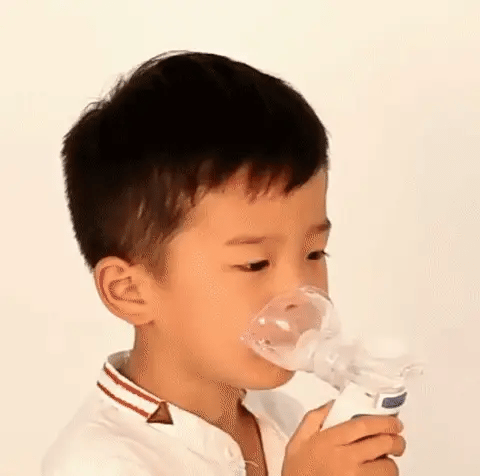 BreezeNova Portable Ultrasonic Nebulizer - Rechargeable Battery for Home & Travel Use - Compact & Lightweight Design