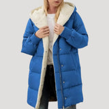Women's padded puffer jacket, view 4