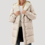 Women's padded puffer jacket, view 6