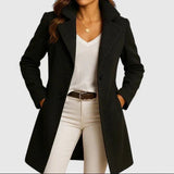 Women's double-breasted coat, view 2