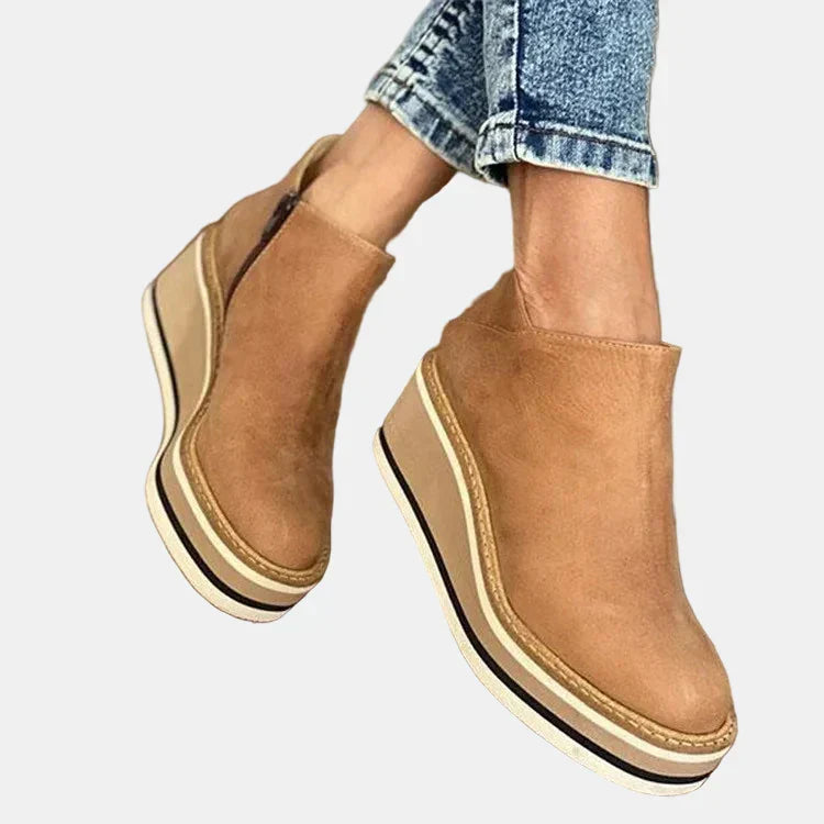 Women's block ankle boots, view 1