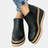 Women's block ankle boots, view 3