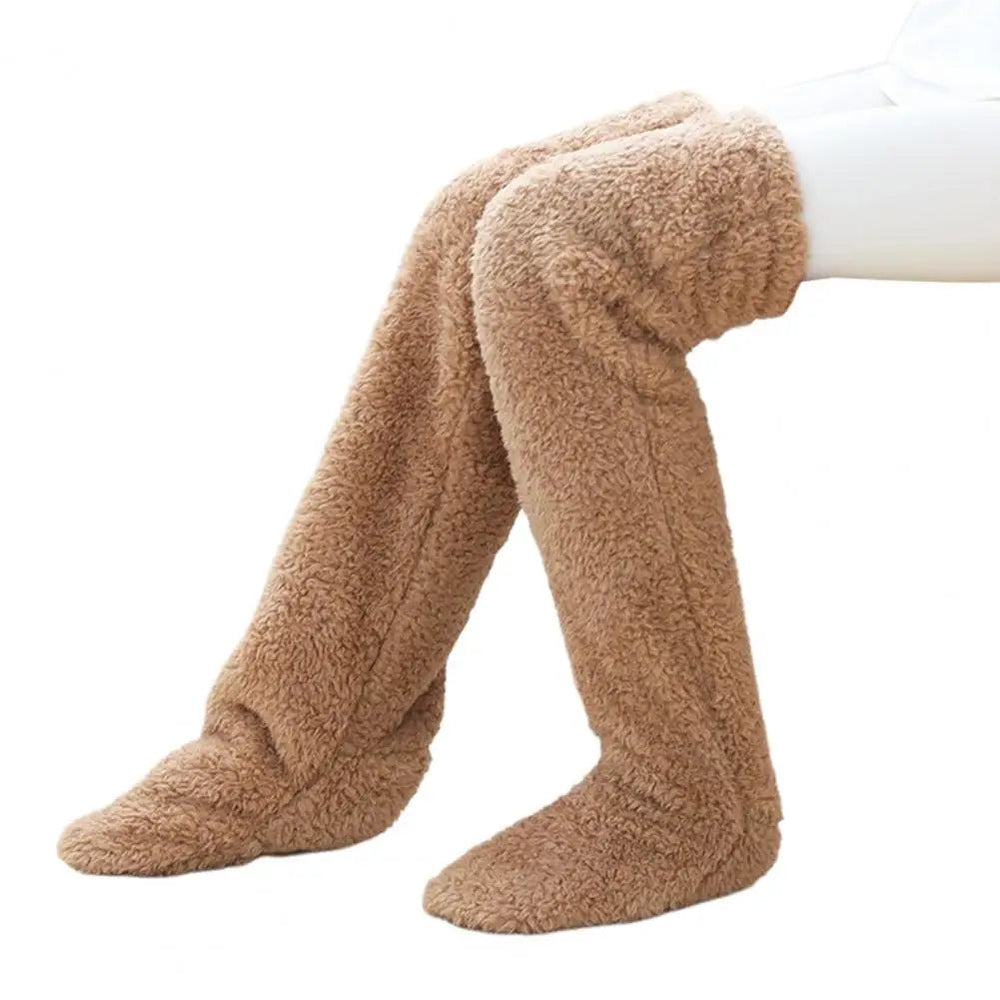 Cozy Fleece Winter Socks - Long Warm Stockings for Ultimate Comfort and Warmth