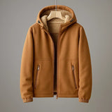 Men's hooded coat, view 3