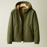 Men's hooded coat, view 4