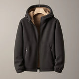 Men's hooded coat, view 5