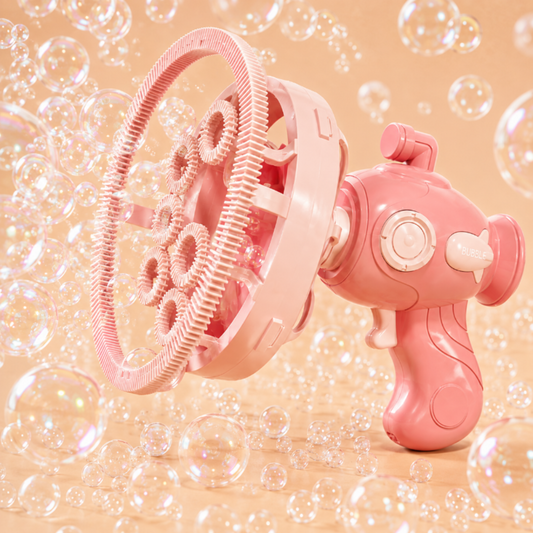 Automatic Bubble Gun – Ergonomic Design, BPA-Free Material & Outdoor Toy