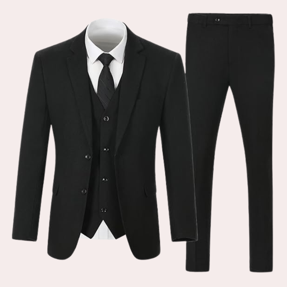 Business Stylish Three-Piece Suit for Men - Dorian