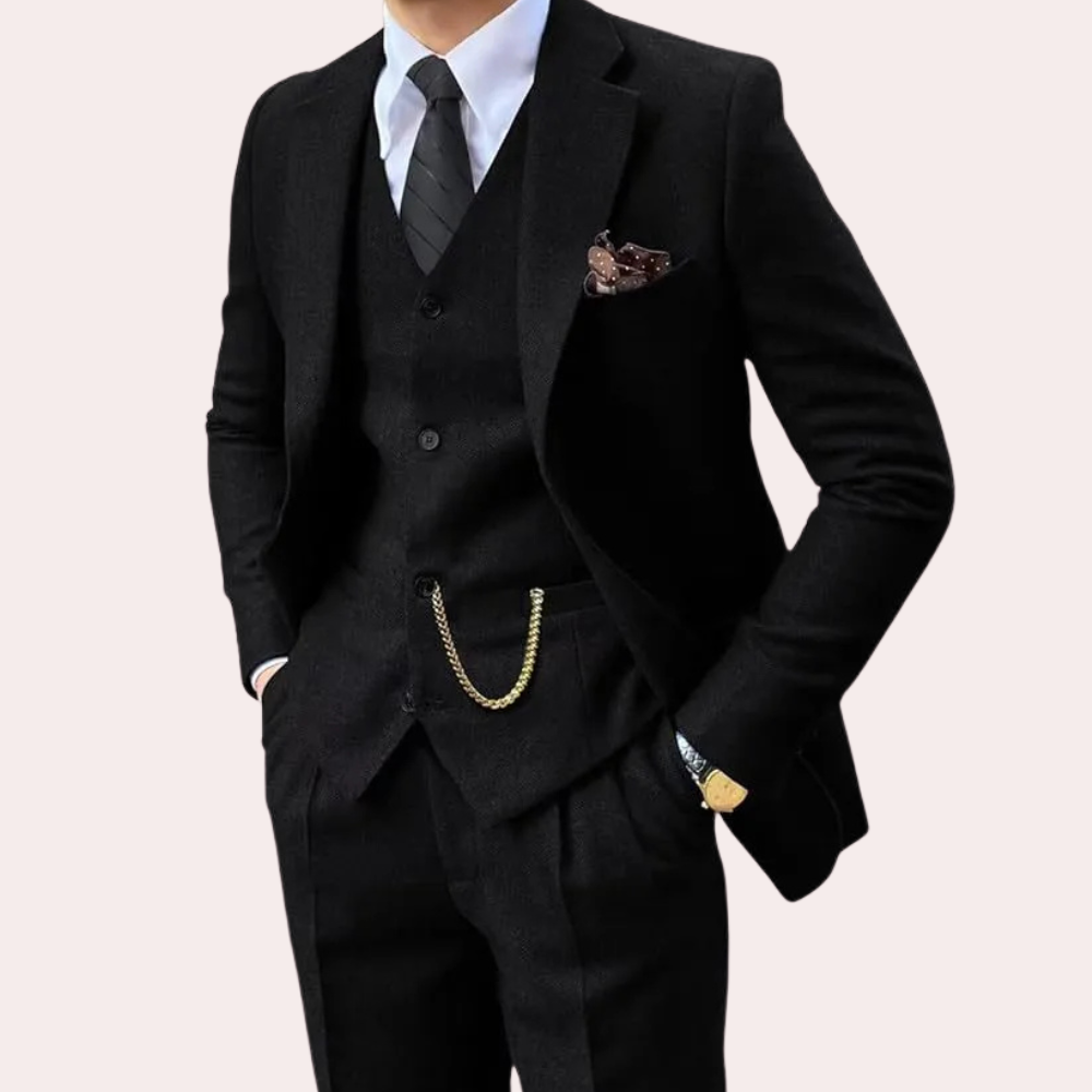 Business Stylish Three-Piece Suit for Men - Dorian