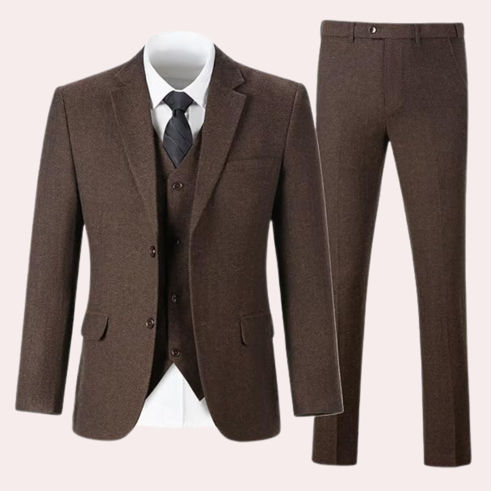 Business Stylish Three-Piece Suit for Men - Dorian