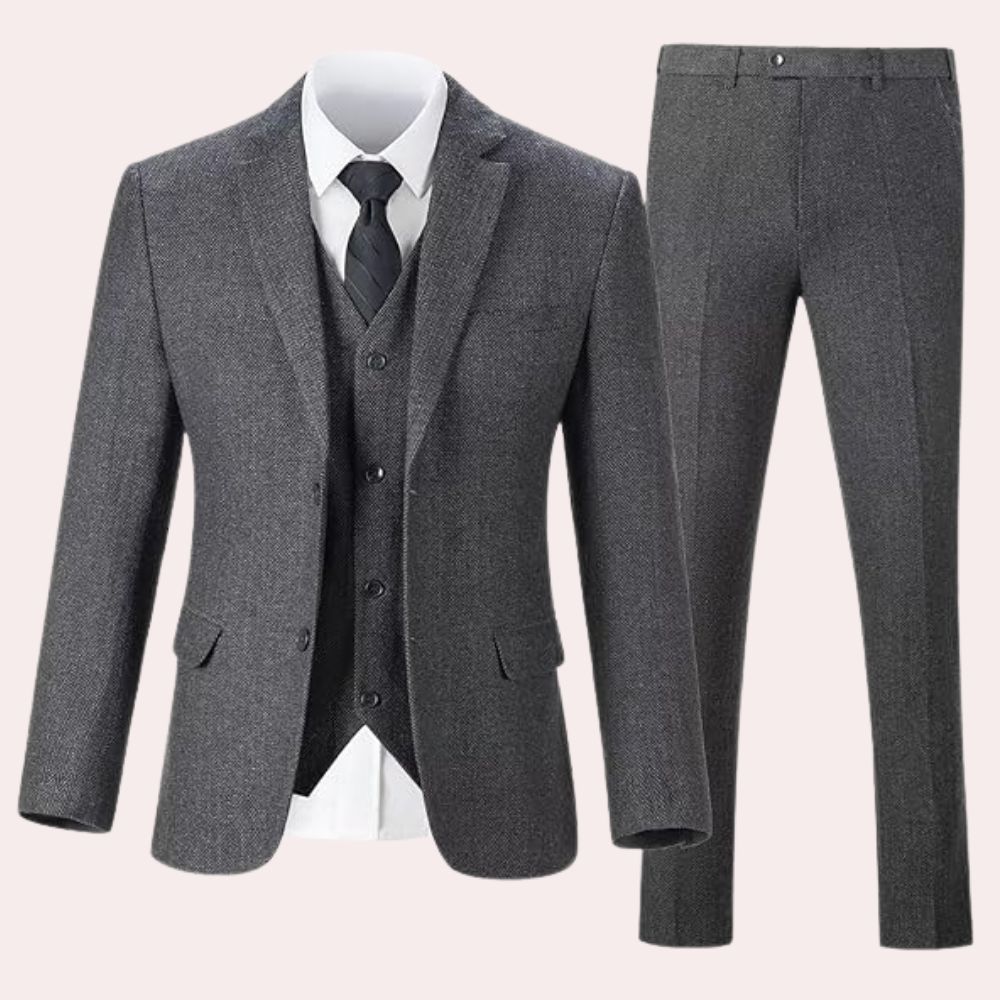 Business Stylish Three-Piece Suit for Men - Dorian