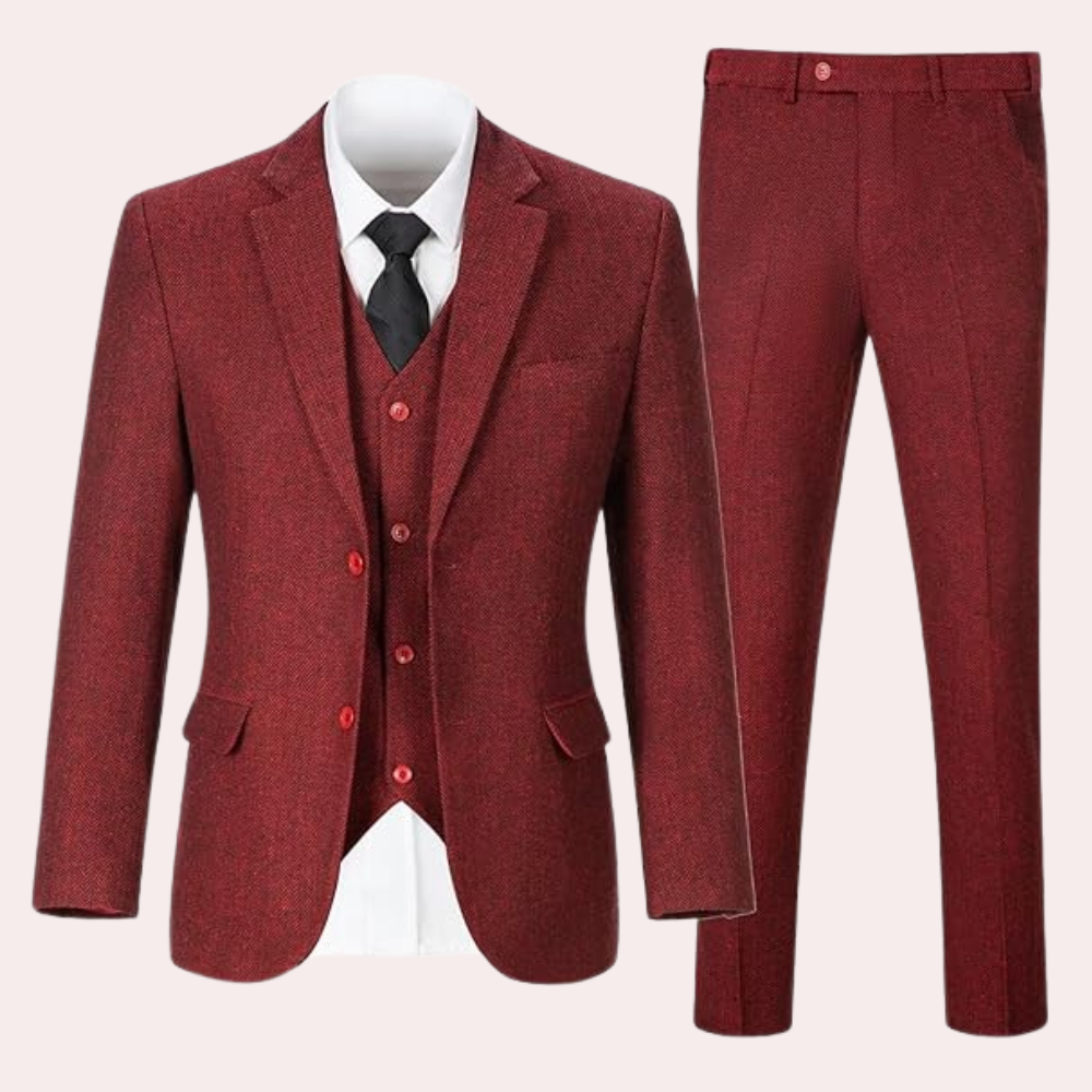 Business Stylish Three-Piece Suit for Men - Dorian