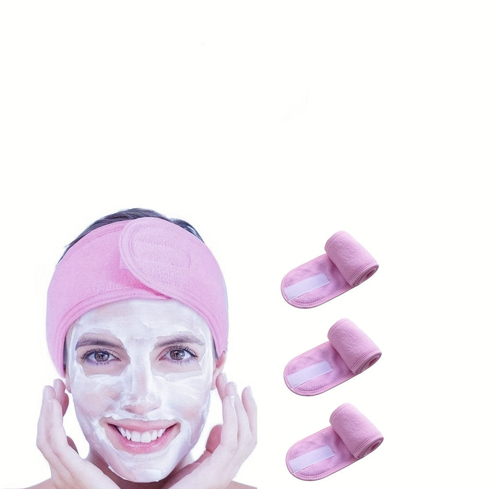 Adjustable Spa Headband – Unisex, Velcro Closure & Soft Breathable Fabric