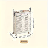 Foldable laundry box with castors