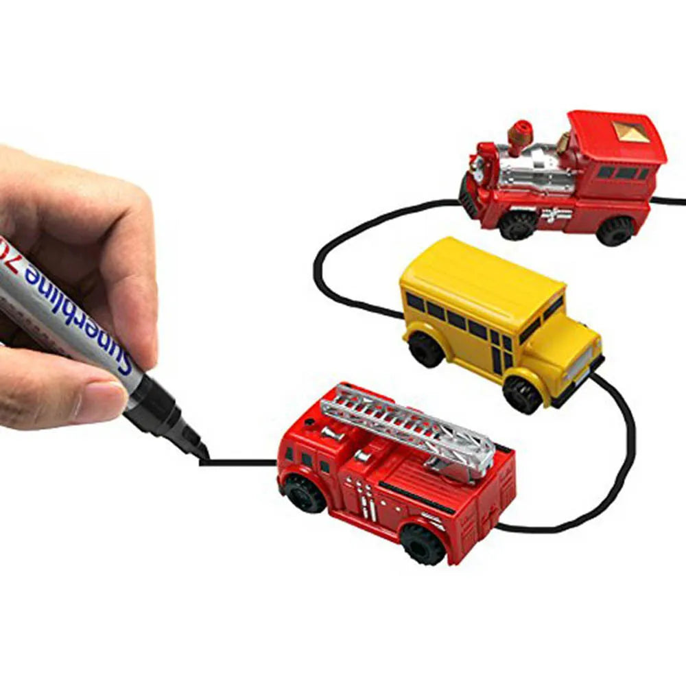 Enhanced Product Title: **Induktives Linienfolge-Spielzeugauto – Folgt Präzise Jeder Gezeichneten Linie für Interaktiven Spielspaß** 

This title includes keywords that may improve search visibility while clearly describing the product's features.