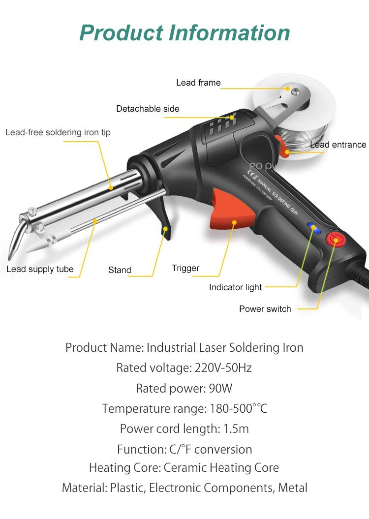 BowLift | Electric Welding Tool | Rapid 20s Heat-Up | 2-in-1 Welding & Cutting | Ergonomic Handle
