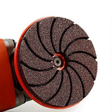 Angle Grinder Polishing Disc – Silicon Carbide, 6mm, Cooling Vents, 50 & 100 Grit