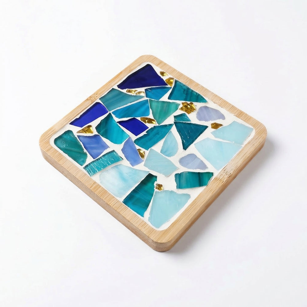 Mosaic Coaster Craft Kit – 12 Designs, Complete Materials & Ages 6+