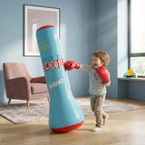 Kids Inflatable Punching Bag – Water Base, Padded Surface & Indoor Outdoor Use
