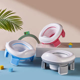 Foldable Travel Potty – Toddler Trainer, Toilet Seat Adapter & Non-Slip Base