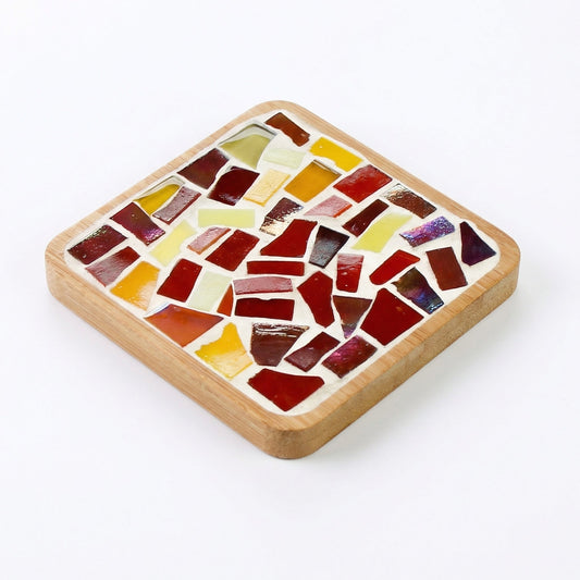 Mosaic Coaster Craft Kit – 12 Designs, Complete Materials & Ages 6+