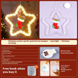 LED Christmas Marquee Star Pendant Light – Battery Operated Hanging Decoration