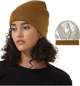 Noor – Winter Beanie with Silk Lining