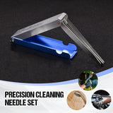 Stainless Steel Cleaning Needles – Precision Set, Rust-Resistant & Foldable Storage