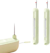 Needle Threader with Seam Ripper – Stainless Steel Tips, 10.4cm & 3 Colors