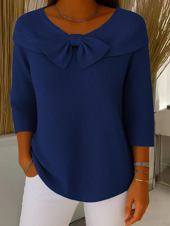 Enhanced Product Title: **Serena™ Damenpullover mit eleganter Schleife – Stilvoller, bequemer Pullover für Damen** 

This optimized title includes relevant keywords and highlights the product's style and comfort, making it more appealing for Google Shoppi