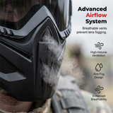 Face Shield with Removable Goggles – Polycarbonate, Anti-Fog & Welding/Motorcycle Use