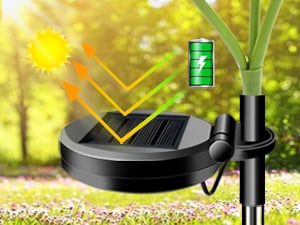 Solar Sunflower Garden Stake Light – IP65 Waterproof, 74 cm & Warm White LED