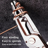 10-in-1 Wire Stripper Pliers – Alloy Steel, Ergonomic PVC Grip & Strap Cutter