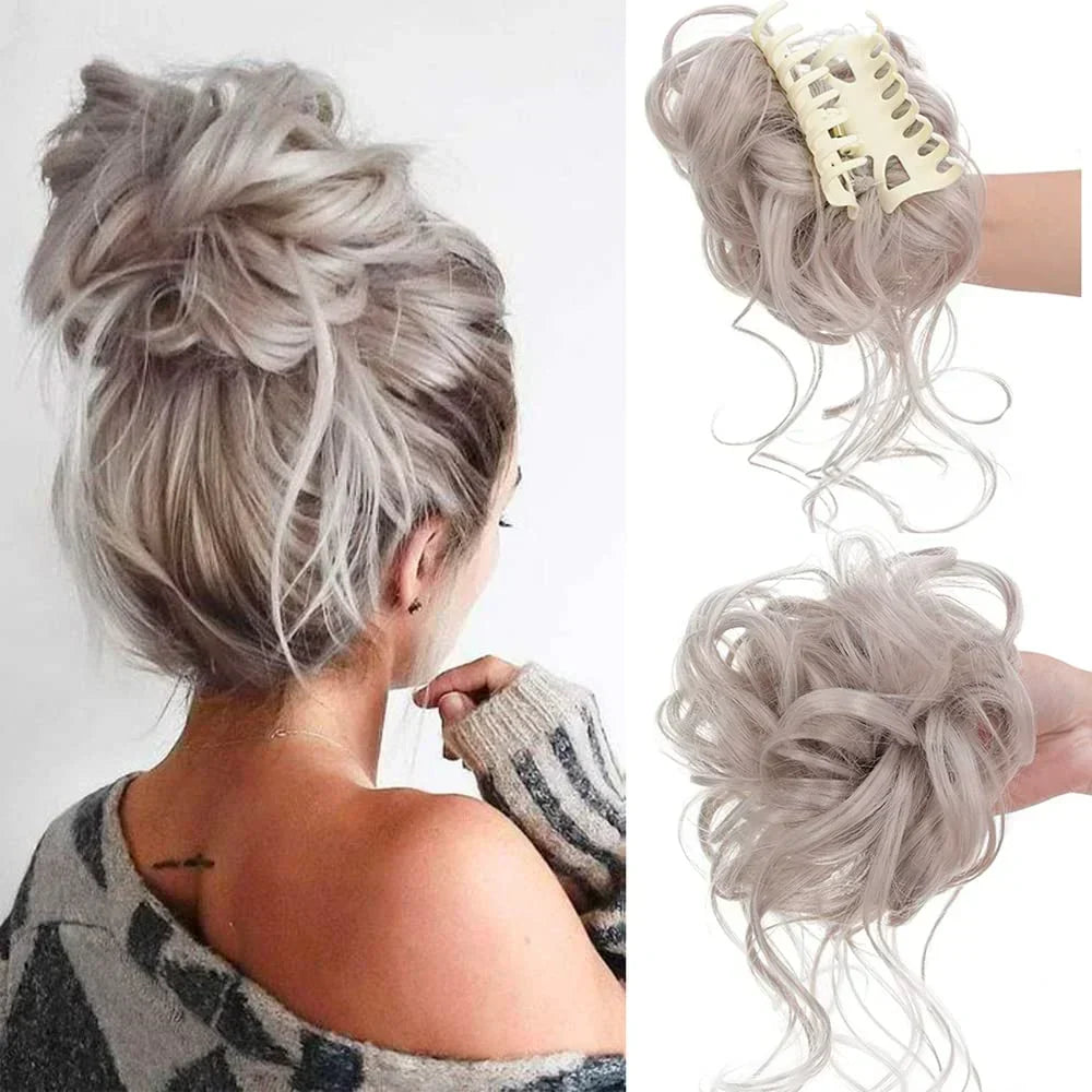 Kalsten | Curly Hair Bun – Clip-in Hair Piece with Volume and Natural Look