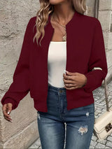 Enhanced Product Title: **Wilma™ Casual Zip-Up Jacket for Women - Stylish Lightweight Outerwear**