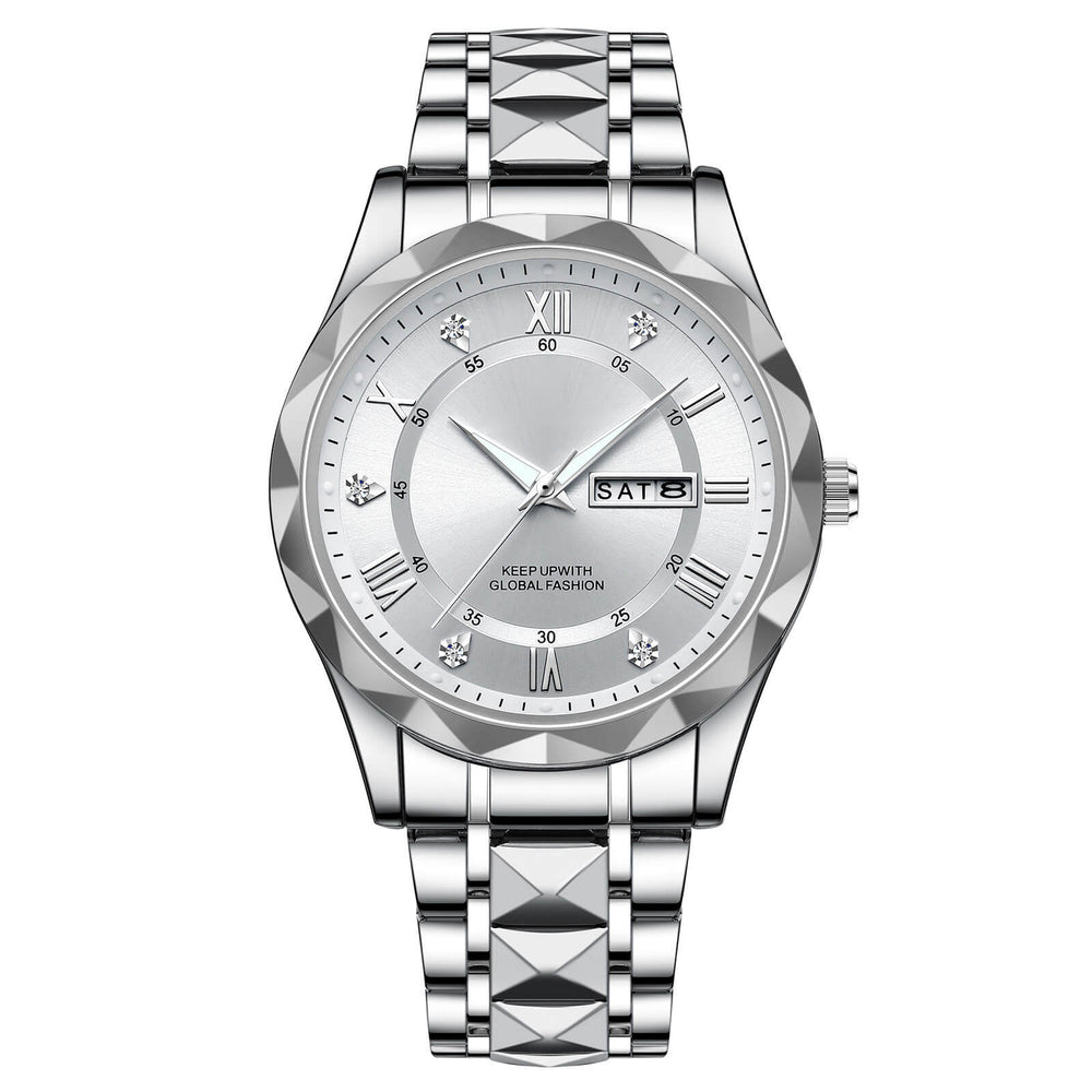 Kalsten | Waterproof Luminous Stainless Steel Two-tone Quartz Men's Watch