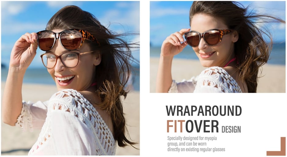 Cat-Eye Sunglasses – Polarized UV400 Lenses, Lightweight Frame & 9 Colors