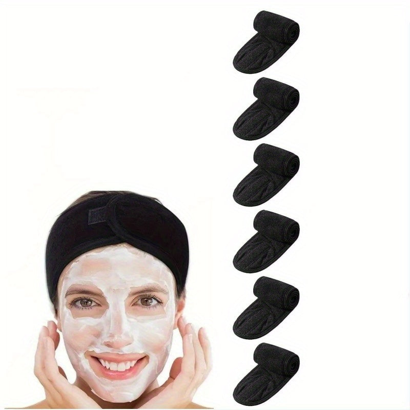 Adjustable Spa Headband – Unisex, Velcro Closure & Soft Breathable Fabric