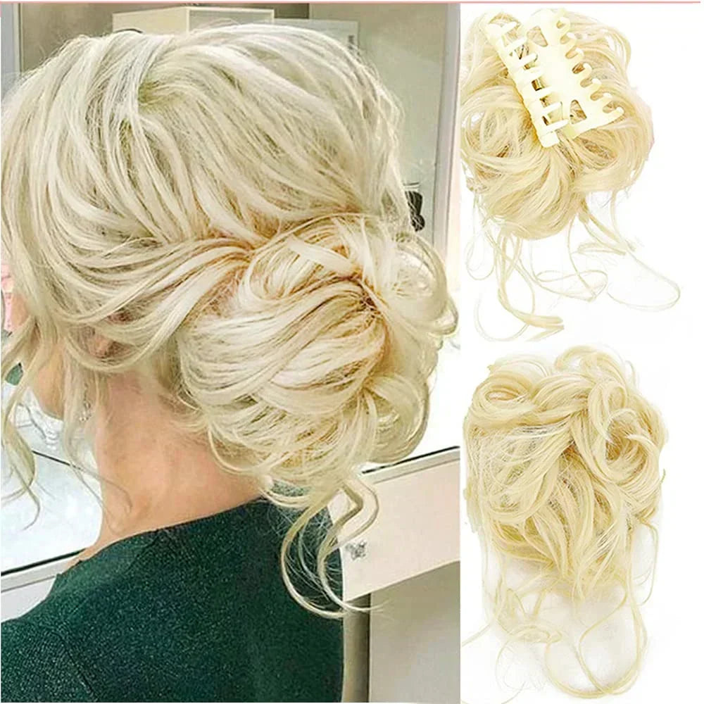 Kalsten | Curly Hair Bun – Clip-in Hair Piece with Volume and Natural Look