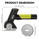 Cordless Rotary Fabric Cutter – 2500mAh, USB-C & Brushless Motor