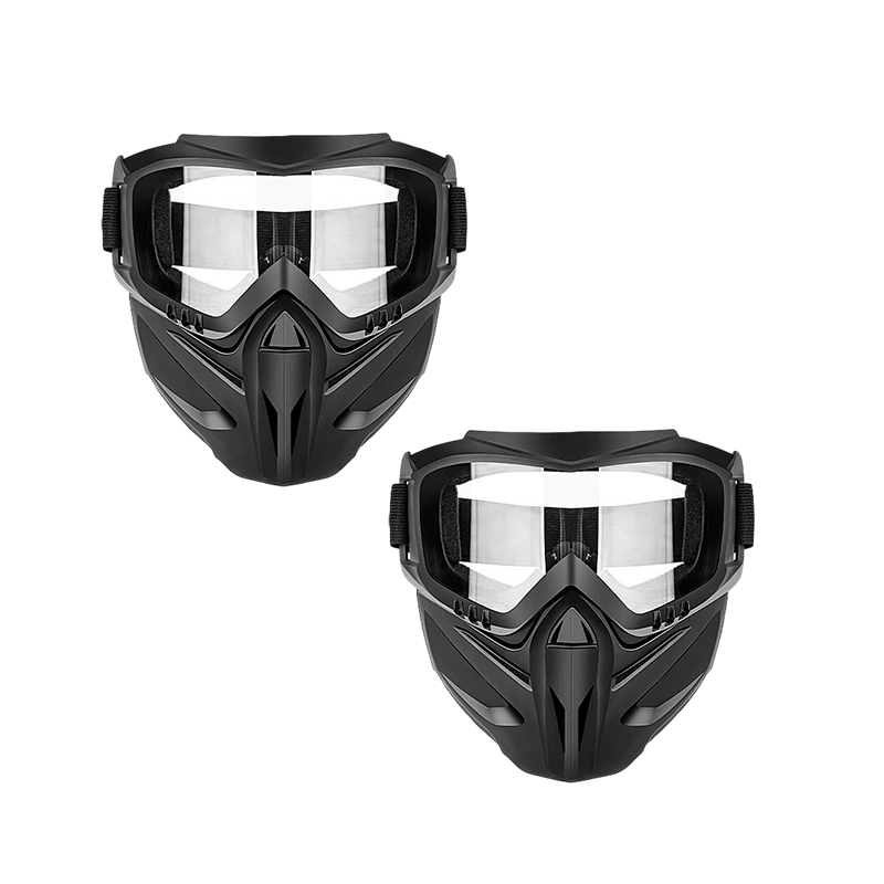 Face Shield with Removable Goggles – Polycarbonate, Anti-Fog & Welding/Motorcycle Use