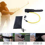Golf Swing Trainer – Resistance Band, Latex for Posture & Putting Accuracy