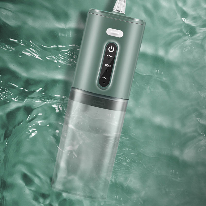 Electric Dental Water Flosser – 3 Pressure Settings, Rechargeable & Nozzle Set