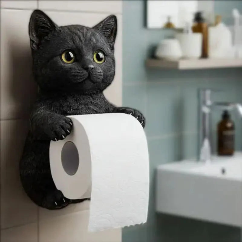 Enhanced Product Title: "Katzen-Toilettenpapierhalter – Robuster und stilvoller Halter für Katzenbedarf, ideal für Ihr Zuhause" 

This title includes relevant keywords while also providing a clear description of the product's purpose and benefits, making
