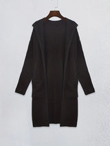 Long women's knitted cardigan for autumn & winter – Elara