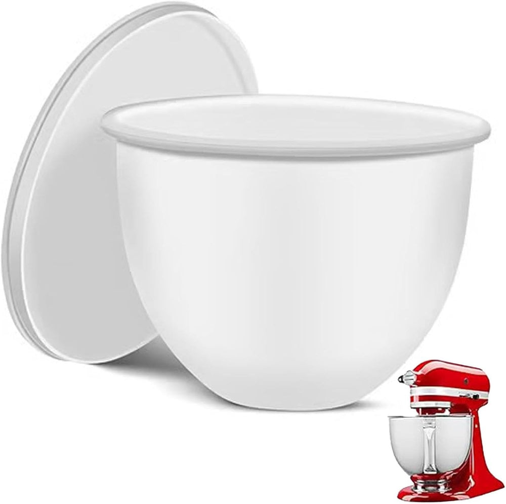 Silicone Mixing Bowl Liner for KitchenAid – 4.5-5 Qt, Non-Stick & Lid