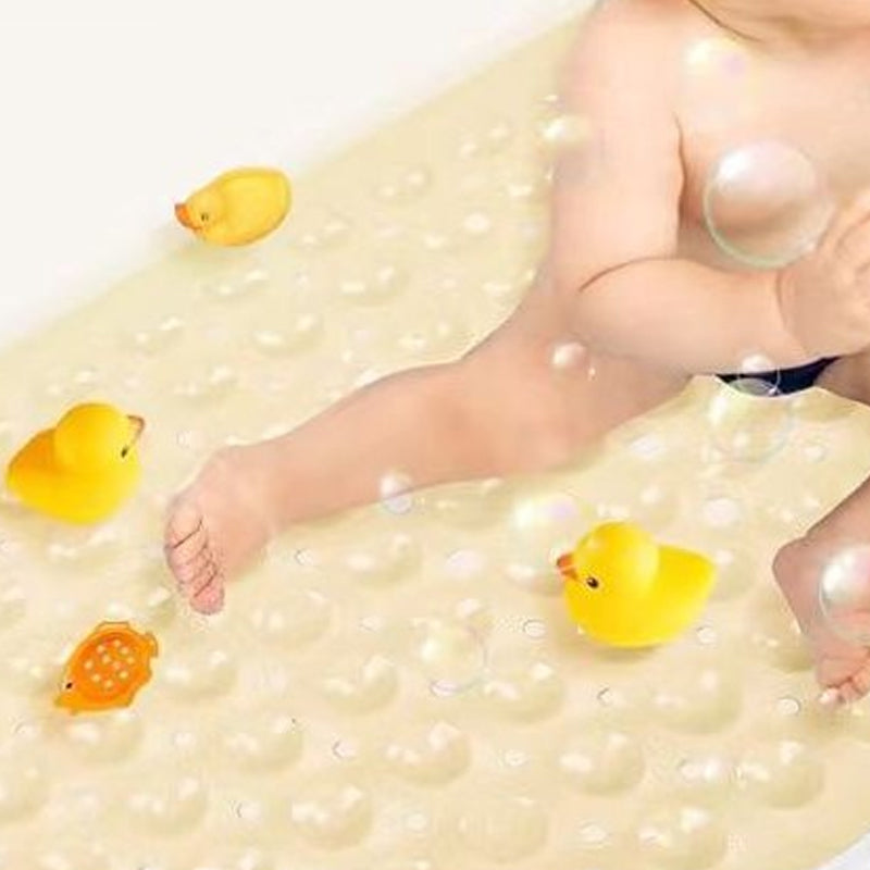 Non-Slip Bathtub Mat – PVC, 200 Suction Cups, Drainage Holes & 100×40cm