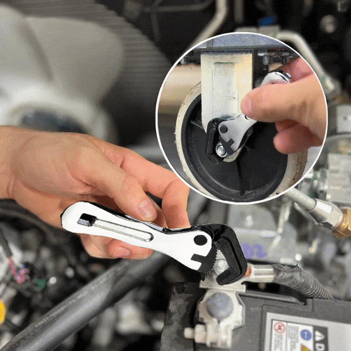 Micro Ratchet Wrench – Chrome-Moly Steel, 1/4-Inch Drive & 11cm Compact