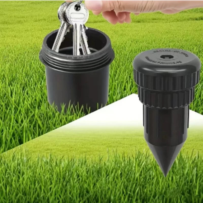 Optimized Product Title: "Garten-Schlüsseltresor im Rasensprenger-Design – Sicherer Schlüsselaufbewahrung für den Außenbereich" 

This title includes relevant keywords while emphasizing security and outdoor use, making it more appealing for Google Shoppin